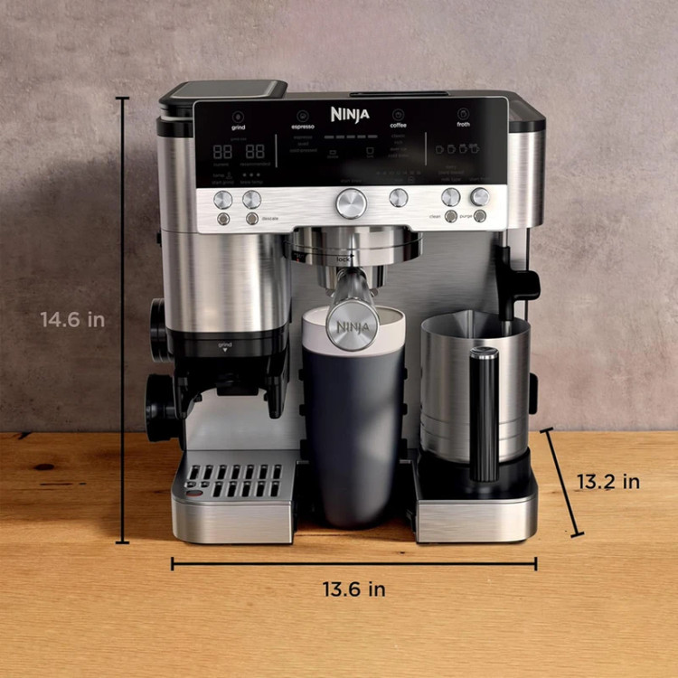 اسپرسو ساز نینجا مدل Luxe Café Premier-ES601 ١.٨ لیتری