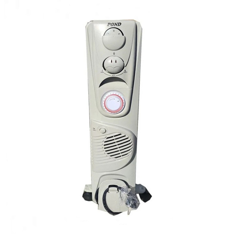 شوفاژ برقی پوند مدل AB7929 ۱۳ پره فن دار تایمردار