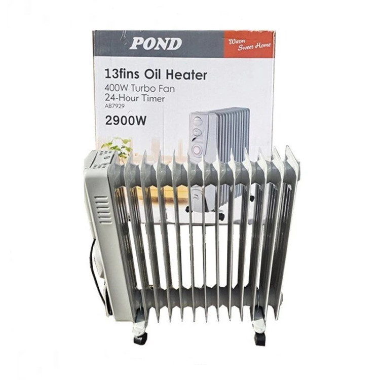 شوفاژ برقی پوند مدل AB7929 ۱۳ پره فن دار تایمردار