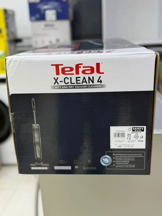 جارو زمینشوی و کفشوی شارژی تفال مدل Tefal X-Clean 4 GF5035