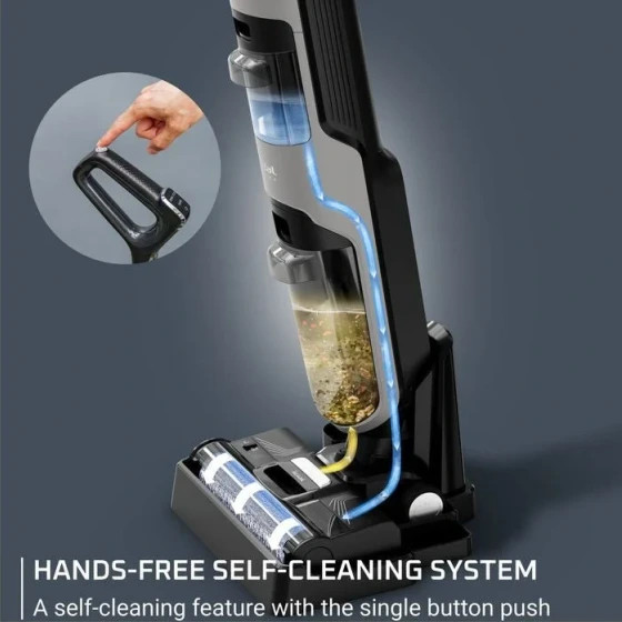 جارو زمینشوی و کفشوی شارژی تفال مدل Tefal X-Clean 4 GF5035